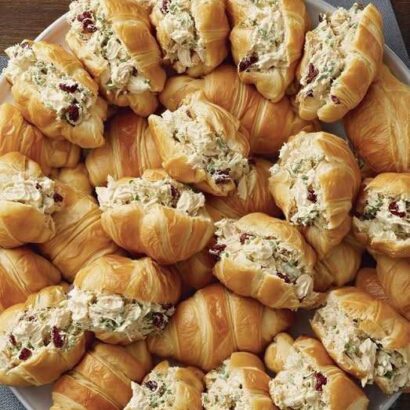 Thumbnail for Bite-Sized Chicken Salad Croissants