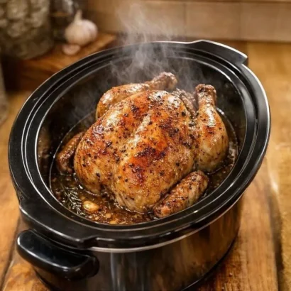Thumbnail for Slow Cooker Whole Chicken (Juicy, Tender & Foolproof)