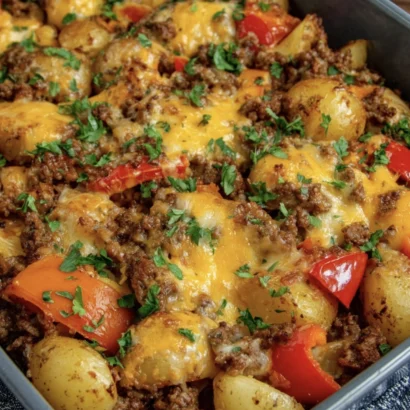 Thumbnail for Southwestern Beef and Pepper Bake