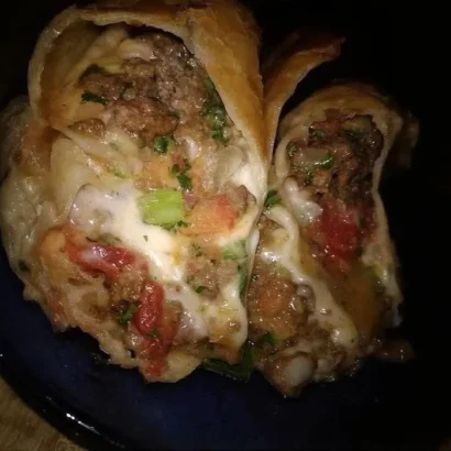 Thumbnail for The Ultimate Beef and Cheese Chimichanga