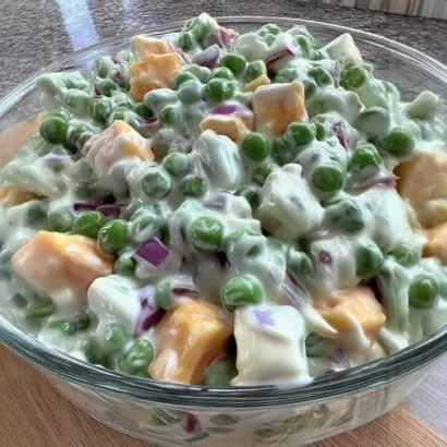 Thumbnail for Classic Creamy Pea Salad
