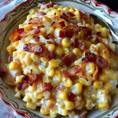 Thumbnail for Slow Cooker Cheddar & Bacon Corn