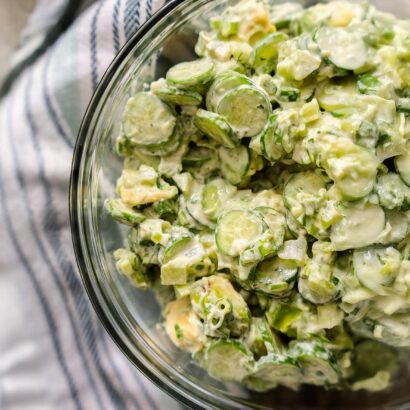 Thumbnail for Crunchy Avocado Cucumber Salad