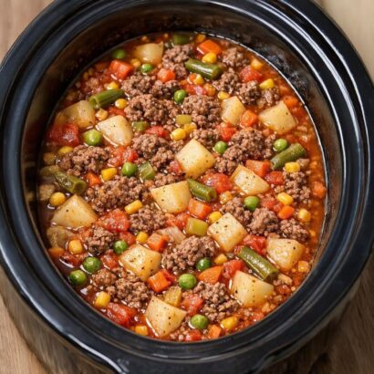 Thumbnail for Ground Beef Vegetable Soup