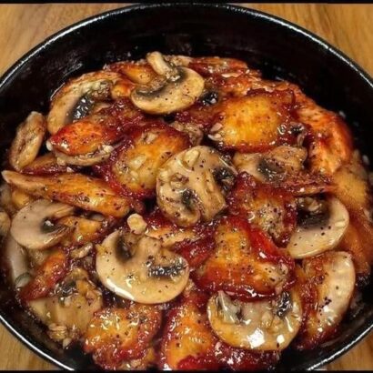 Thumbnail for Honey Garlic Chicken with Mushrooms