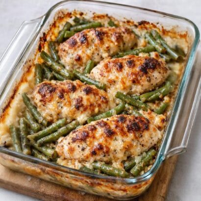 Thumbnail for 4-Ingredient Amish Chicken & Green Bean Bake