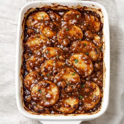 Thumbnail for 3-Ingredient Brown Gravy Potato Bake