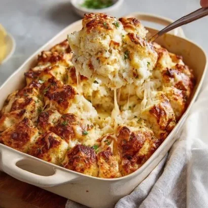 Thumbnail for The Famous 4-Ingredient Cheesy Pull-Apart Bread