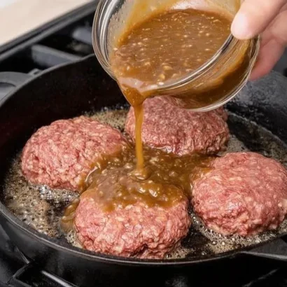 Thumbnail for Skillet Hamburger Steaks with Savory Gravy