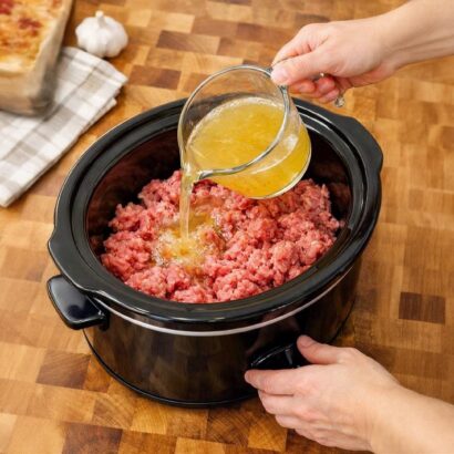 Thumbnail for 5-Ingredient Amish Cheeseburger Soup