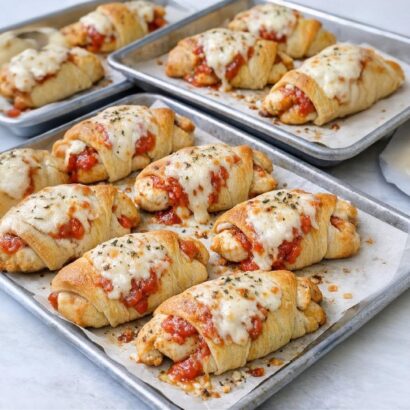 Thumbnail for 4-Ingredient Chicken Parmesan Crescent Bundles