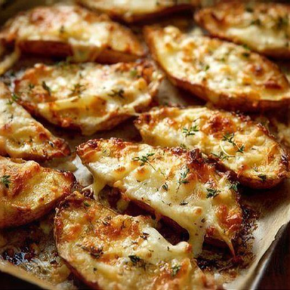 Thumbnail for The Ultimate Oven-Baked Cheesy Potato Wedges