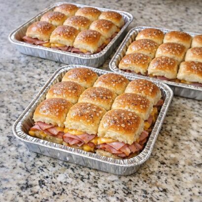 Thumbnail for Grandma Sue’s “Fellowship Hall” Ham & Cheese Sliders