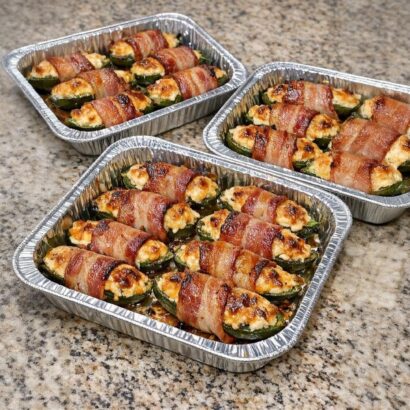 Thumbnail for Low-Carb Bacon-Wrapped Jalapeño Poppers