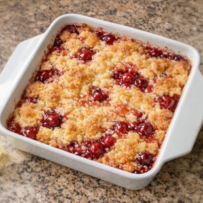 Thumbnail for Great Grandma Pearl’s Cherry Dump Cake