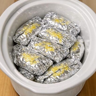 Thumbnail for 4-Ingredient Slow Cooker Creamy Turkey Pasta Packets