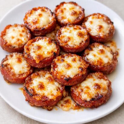 Thumbnail for ​2-Ingredient Crispy Beef Pepperoni & Cheese Bites