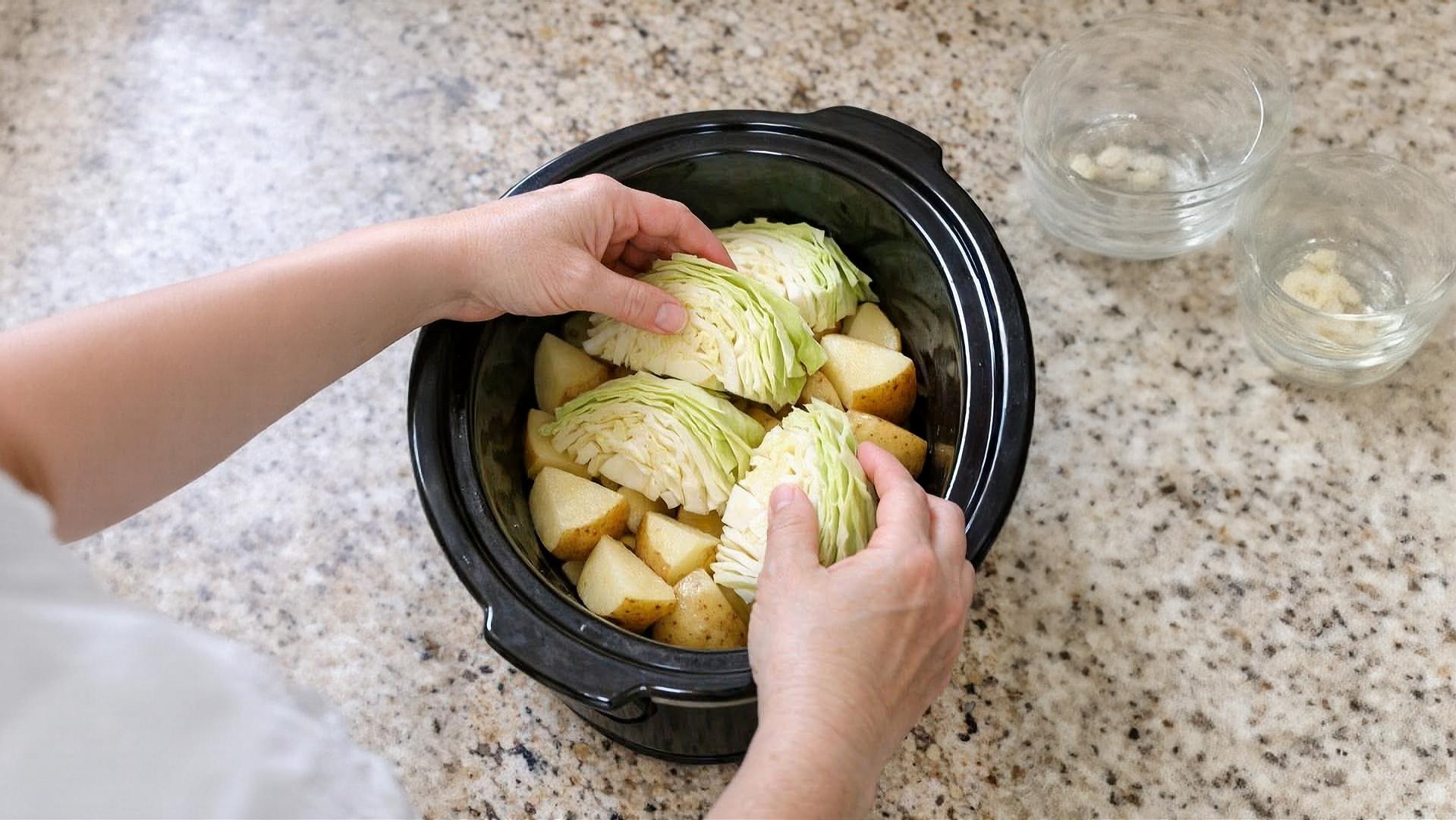 Thumbnail for Slow Cooker Amish Cabbage and Potatoes