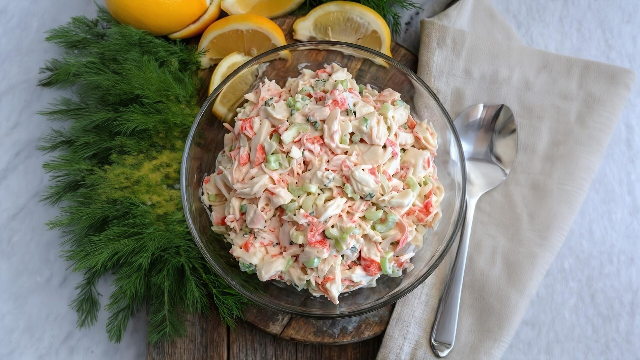 Thumbnail for 4-Ingredient Imitation Crab Salad