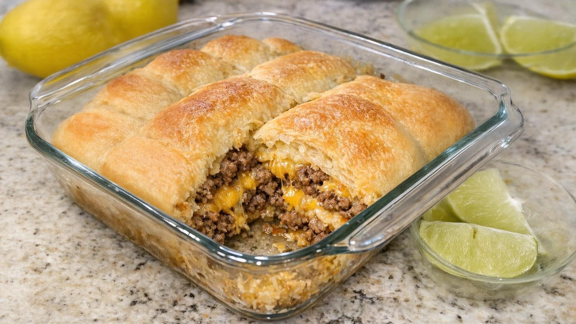 Thumbnail for 4-Ingredient Beef Crescent Bake