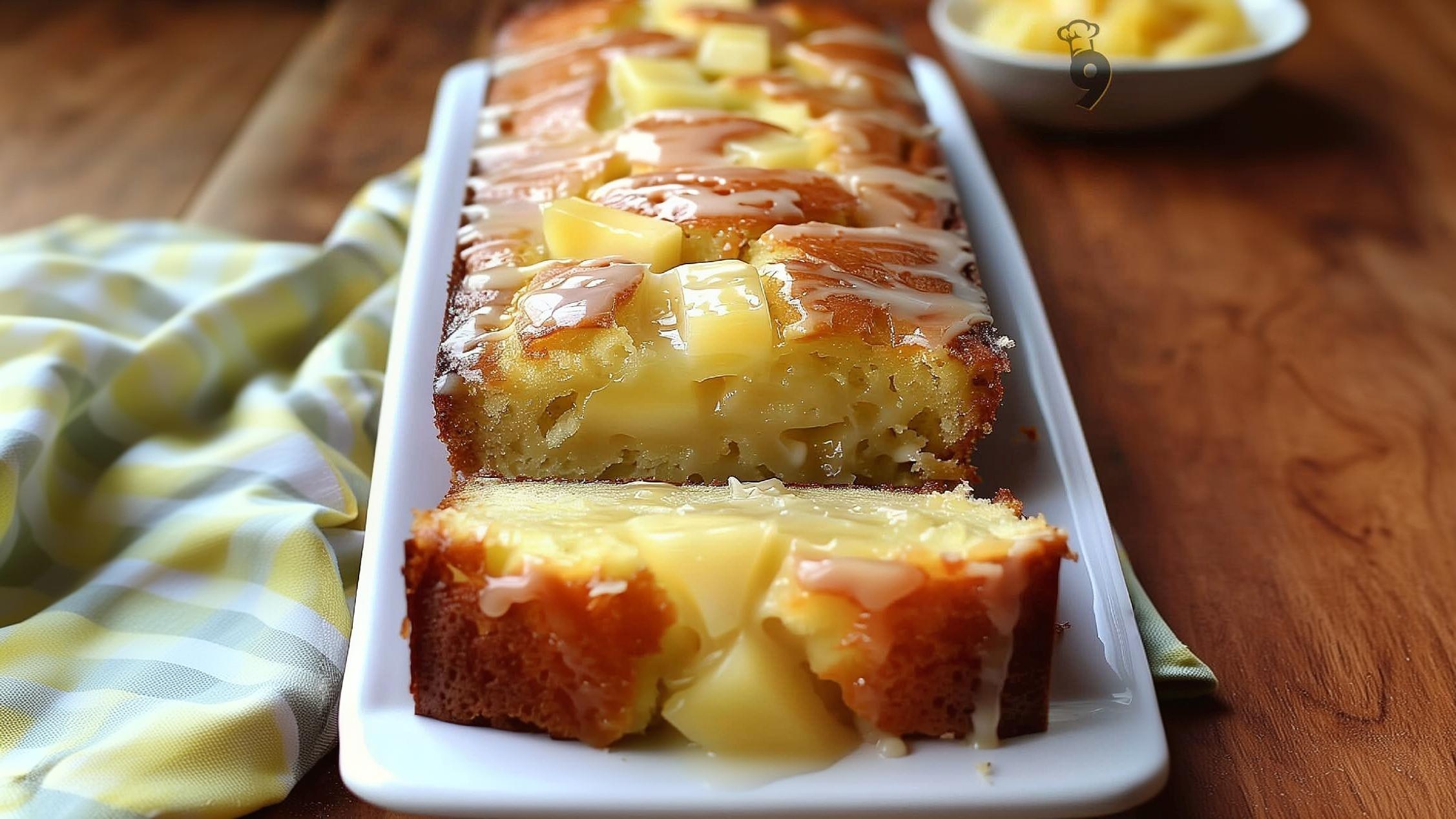 Thumbnail for Pineapple Quick Bread with Sweet Glaze