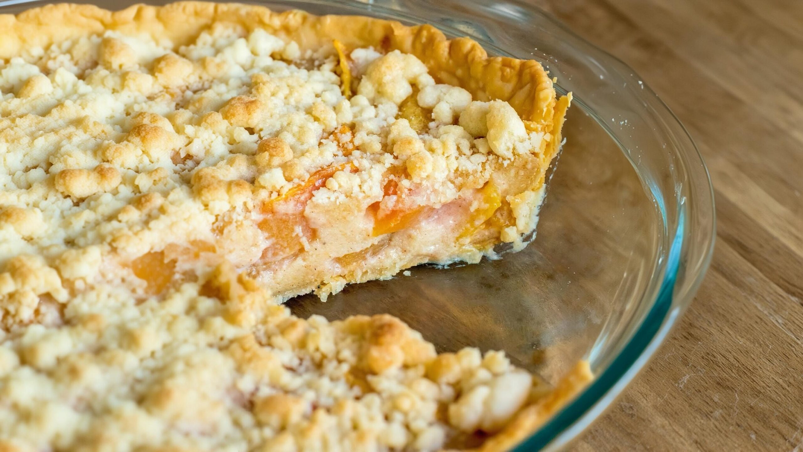 Thumbnail for Custard Peach Pie