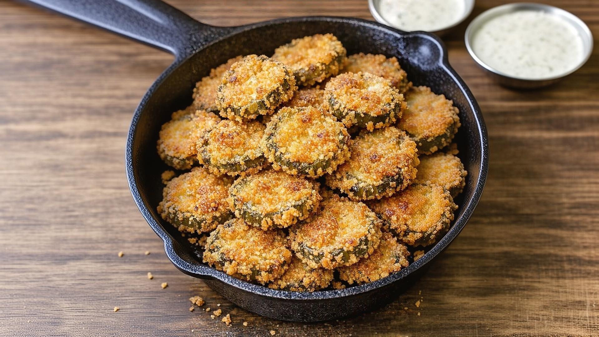 Thumbnail for Southern 4-Ingredient Crispy Fried Pickles