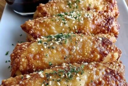 Thumbnail for Crab Rangoon Egg Rolls