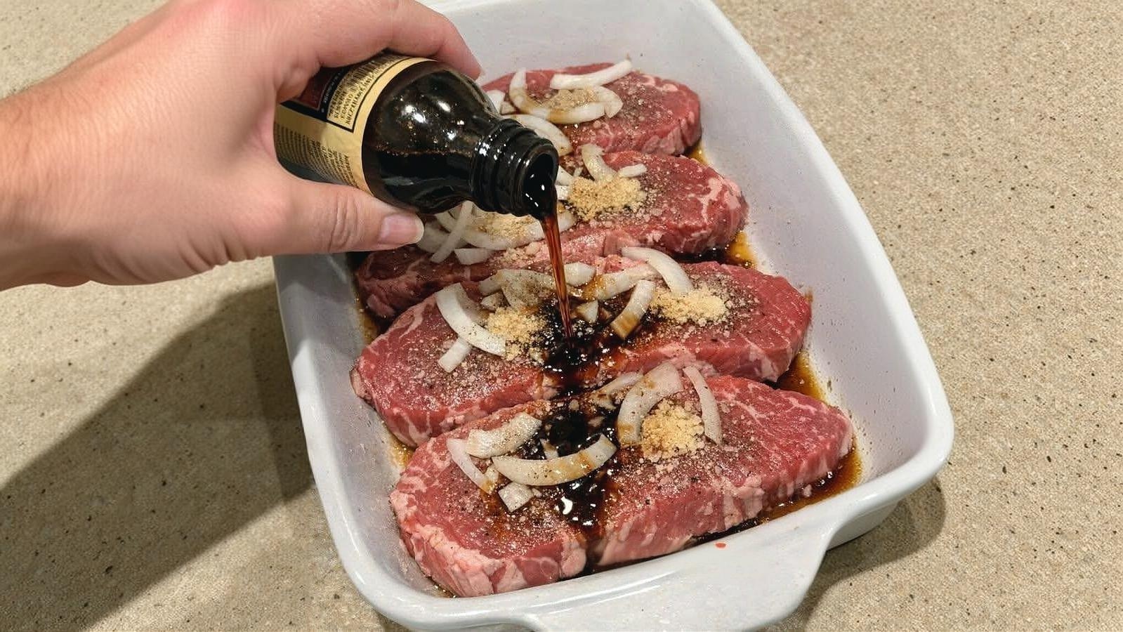 Thumbnail for Oven Baked 4-Ingredient Amish Beef and Worcestershire Bake