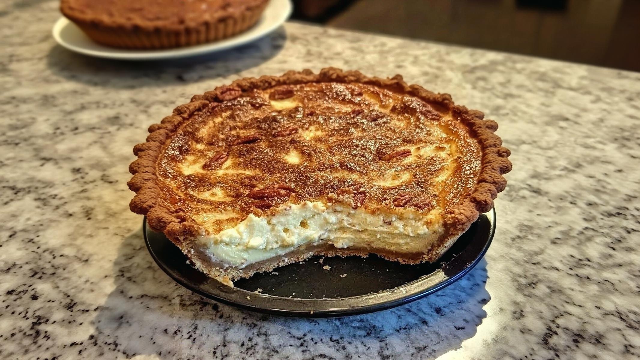 Thumbnail for Pecan Cheesecake Pie: The Ultimate 2-in-1 Holiday Dessert