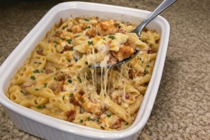 Thumbnail for Oven-Baked 4-Ingredient Million Dollar Chicken Pasta