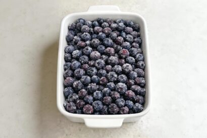 Thumbnail for 4-Ingredient Baked Blueberry Dessert: The Frozen-Straight-Into-the-Dish Dump Cake