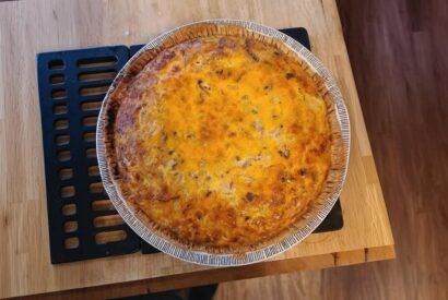 Thumbnail for Cowboy Quiche: The Hearty, Crustless-Not-Really Breakfast Built for Big Appetites