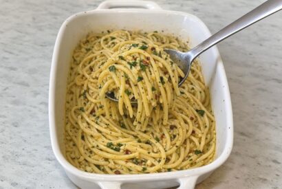 Thumbnail for ​Oven-Baked 4-Ingredient Cowboy Butter Pasta