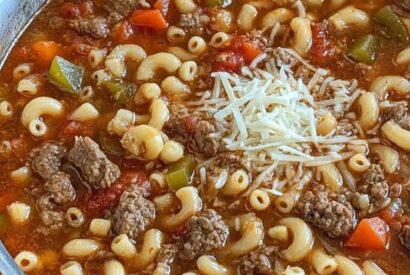 Thumbnail for Heritage-Style Hearty Beef and Macaroni Soup: A Comforting One-Pot Classic