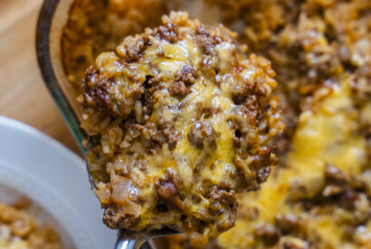 Thumbnail for Porcupine Casserole: The Easy One-Dish Beef and Rice Bake with No Meatballs to Roll