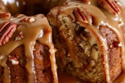 Thumbnail for Pecan Upside Down Cake: A Bundt Cake with a Sticky Caramel Pecan Topping